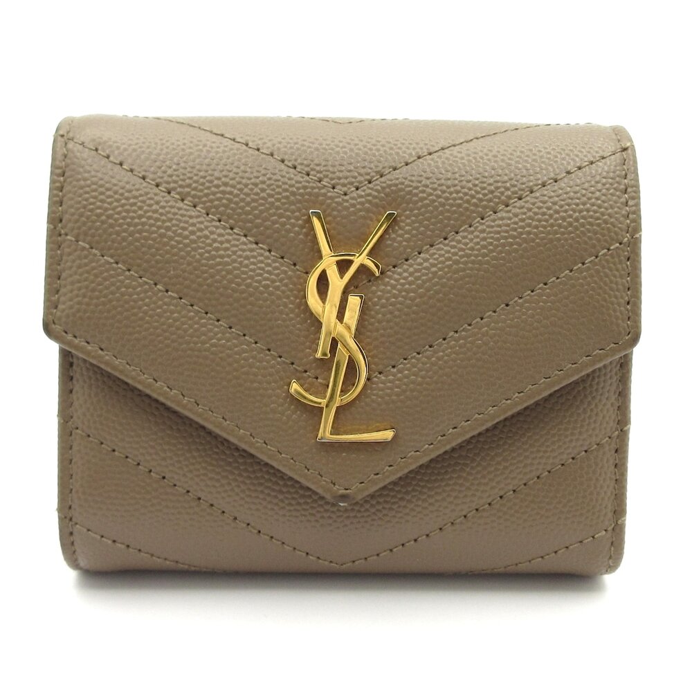 Saint Laurent PARIS Cassandre Trifold Wallet 692061
